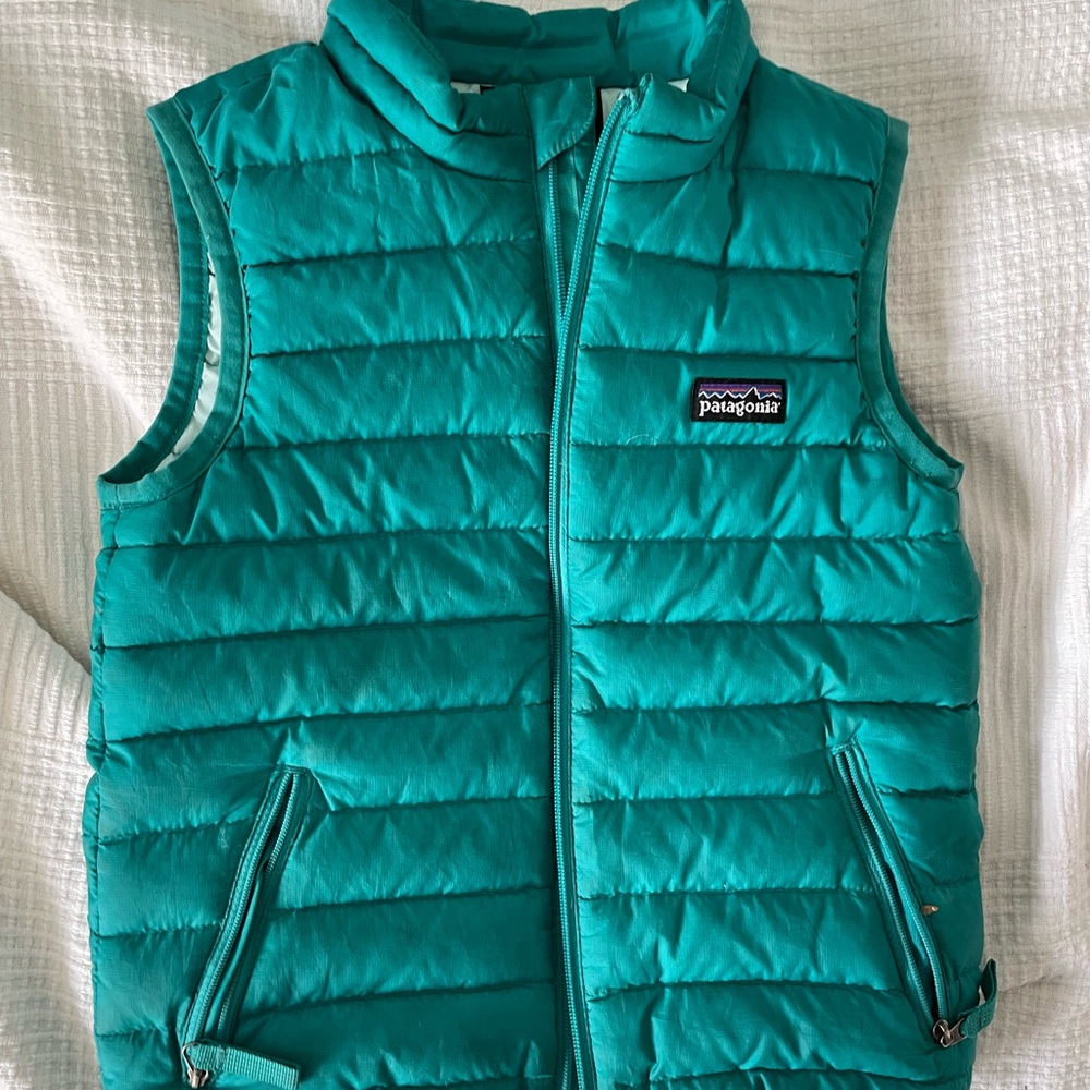 Patagonia Kids Aqua Puffer Vest Down Sweater Vest - Picture 10 of 10